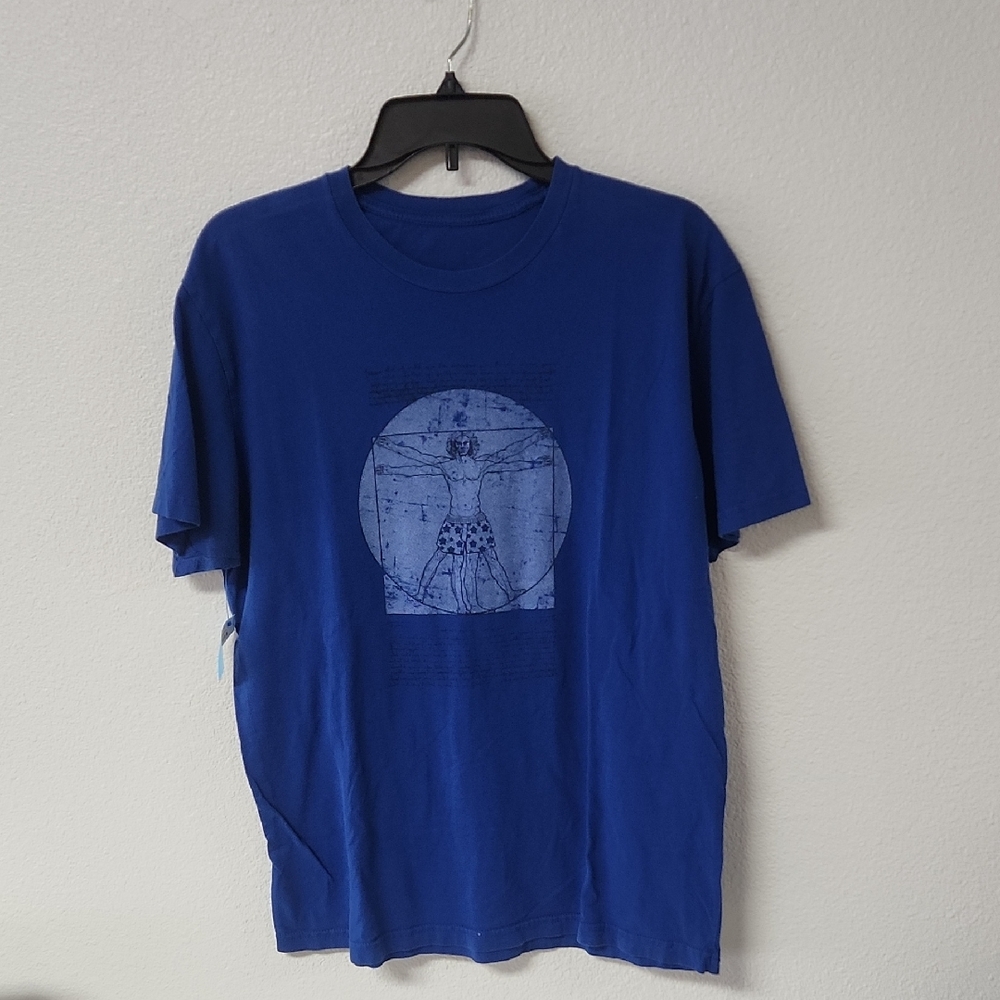 Blue Graphic Men's T-Shirt